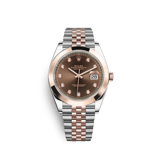 Rolex Datejust 41, 18k Everose Gold and Stainless Steel, 41mm, Ref# 126301-0004