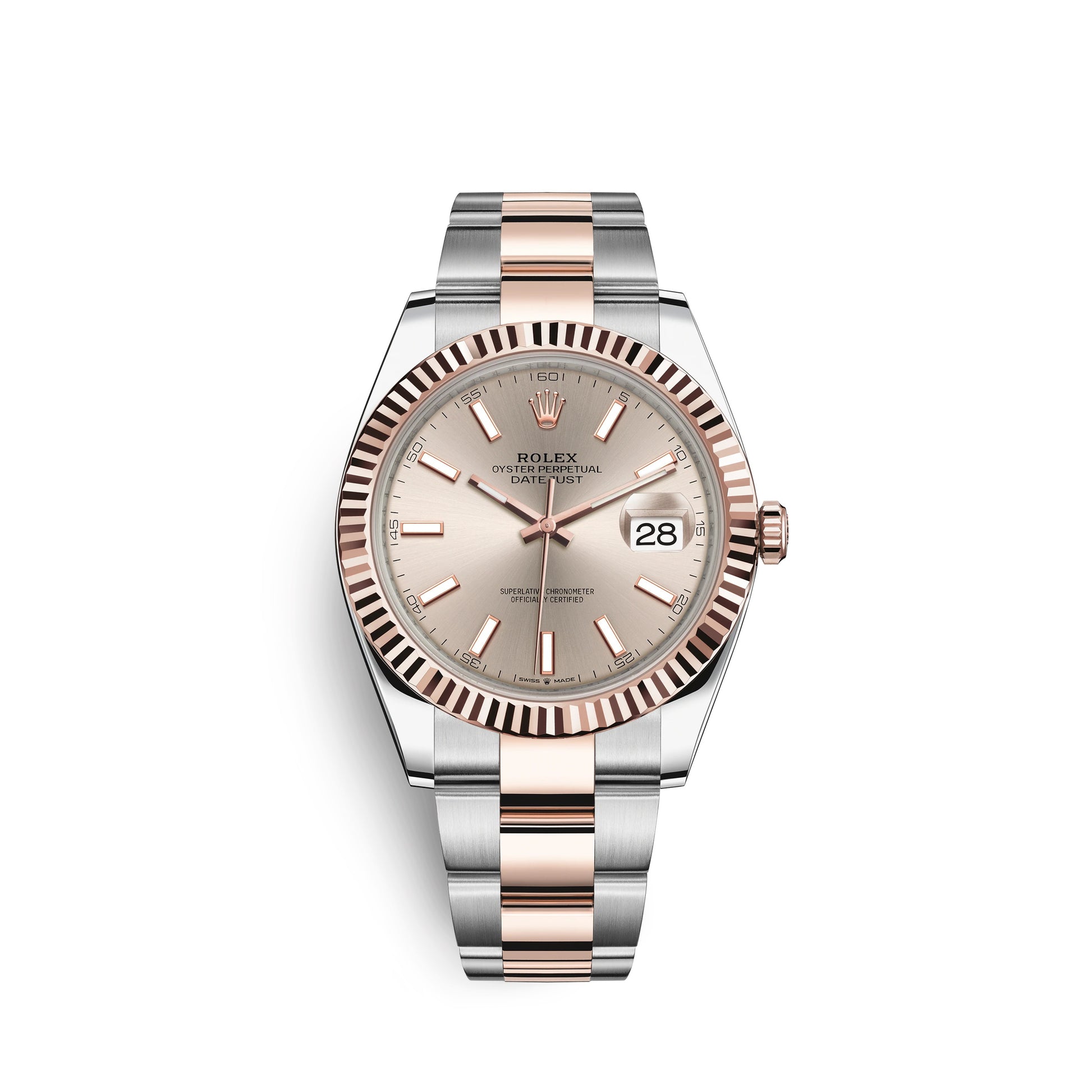 Rolex datejust 41 everose gold price cheap