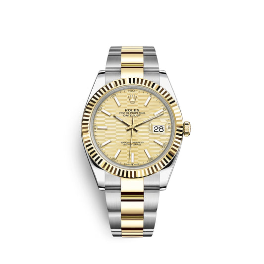 Rolex Datejust 41mm, Oystersteel and 18k Yellow Gold, Ref# 126333-0021