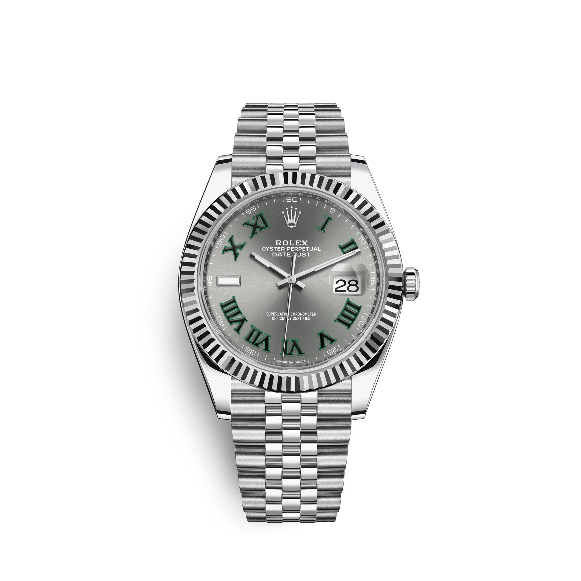 Rolex Datejust Stainless Steel and 18k White Gold, 41mm, Ref# 1263 – Affordable Swiss Watches Inc.