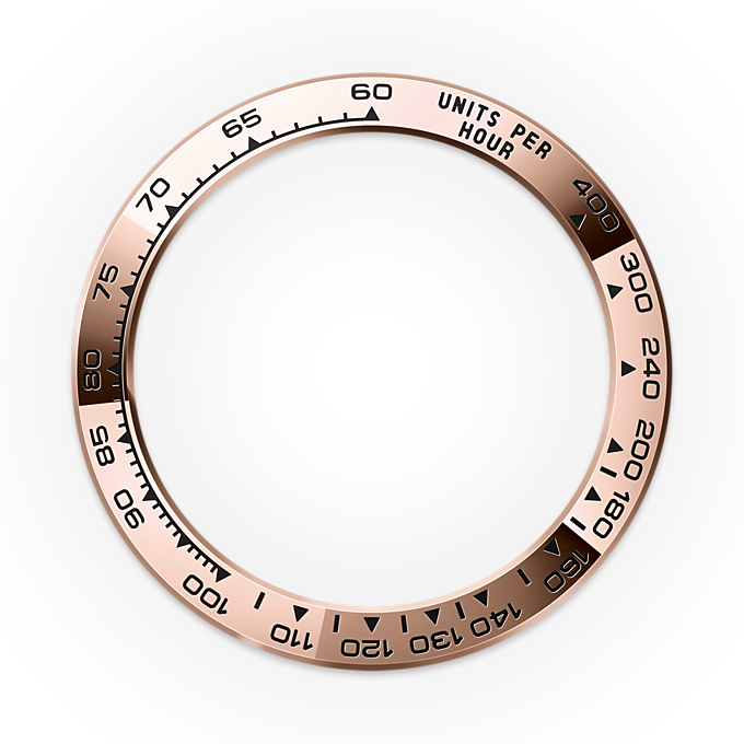 Rolex Cosmograph Daytona 40mm, 18k Everose Gold, Ref# 126505-0003, Bezel