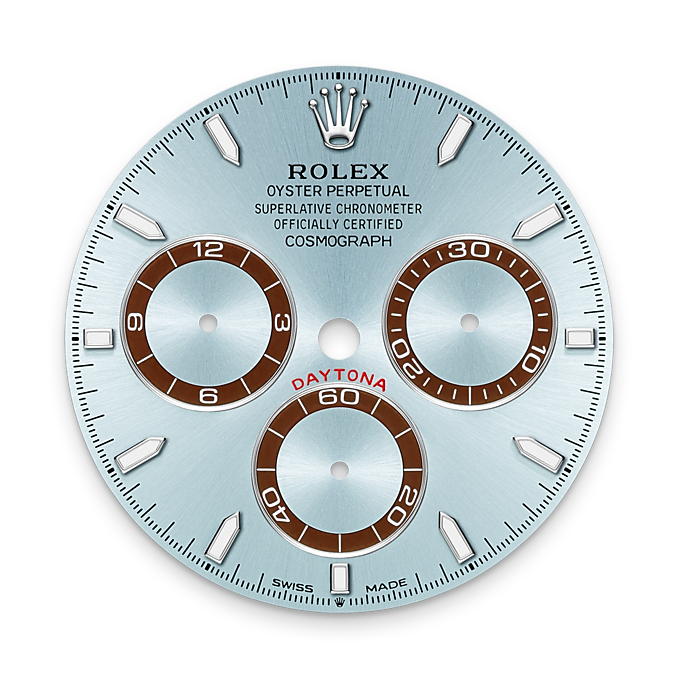 Rolex Cosmograph Daytona 40mm, Platinum, Ref# 126506-0001, Dial
