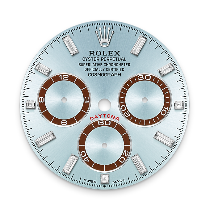 Rolex Cosmograph Daytona 40mm, Platinum, Ref# 126506-0002, Dial