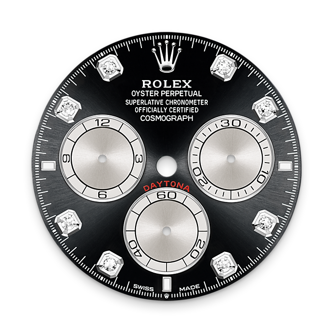 Rolex Cosmograph Daytona 40mm, 18k White Gold, Ref# 126509-0002, Dial