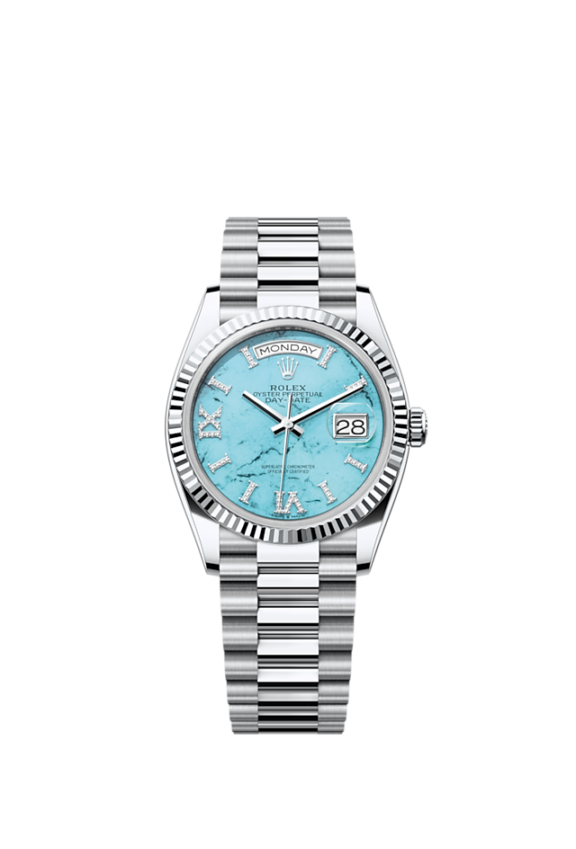 Rolex Day-Date 36, Platinum, 36mm, Ref# 128236-0011