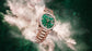 Rolex Day-Date 36, 18k Everose Gold with Diamond-set, 36mm, Ref# 128345rbr-0068, Main view 1 