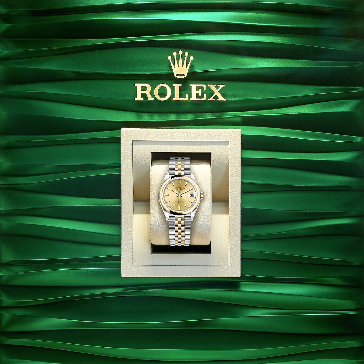 Rolex Datejust 31, Oystersteel and Yellow Gold, Ref# 278243-0014, Watch in box
