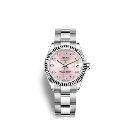 Rolex Datejust 31, Oystersteel and 18k White Gold, Ref# 278274-0031