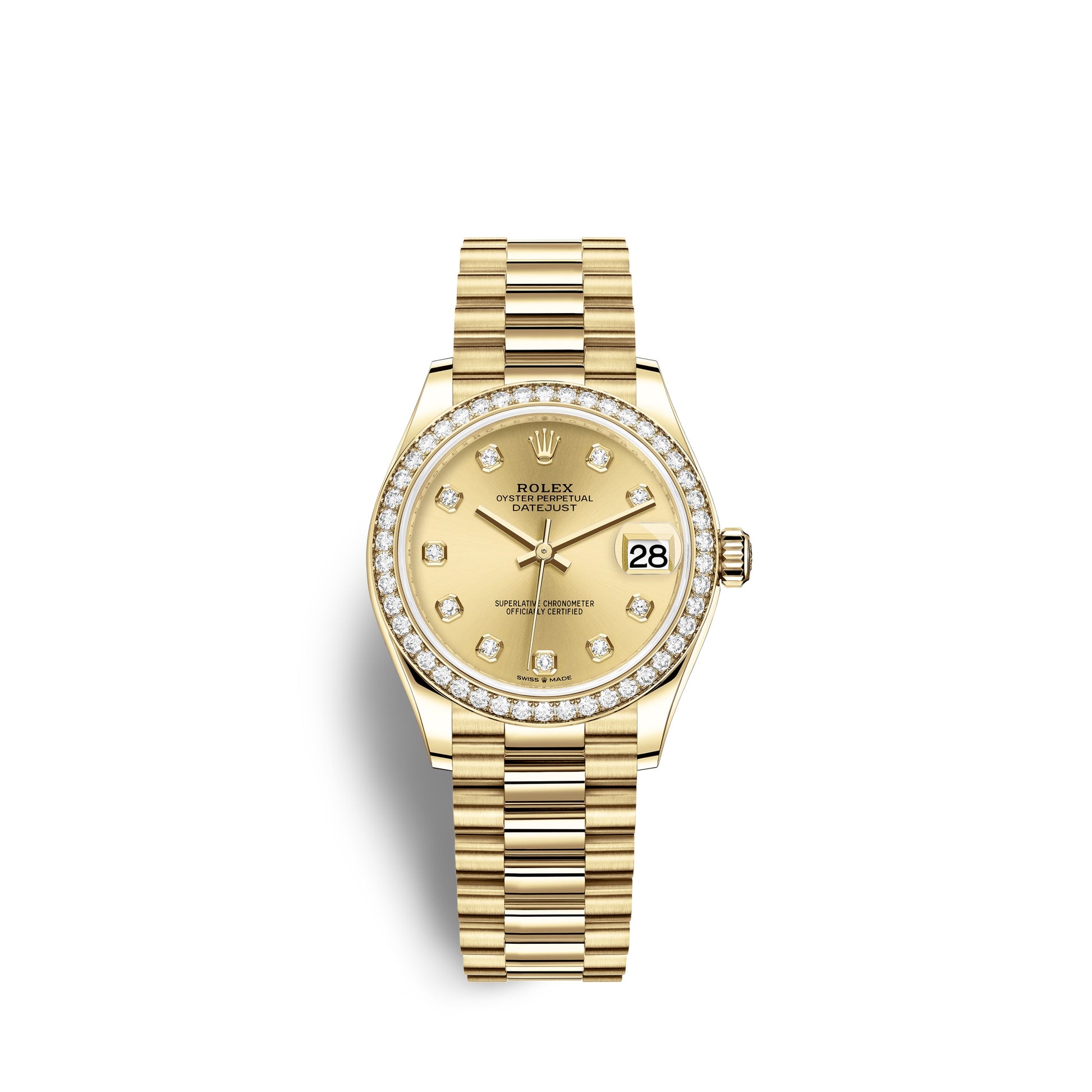 Rolex Datejust 31 18kt Yellow Gold Ref 278288RBR 0005