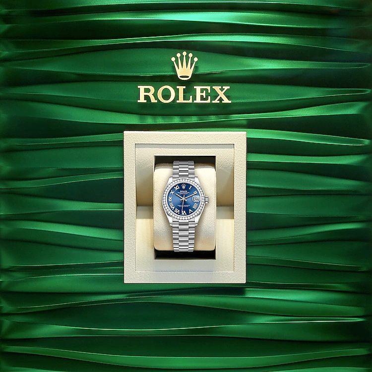 Rolex Datejust 31, 18kt White Gold, Ref# 278289RBR-0023, Watch in box