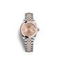 Rolex Lady-Datejust 28, Oystersteel and 18k Everose Gold, Ref# 279161-0027