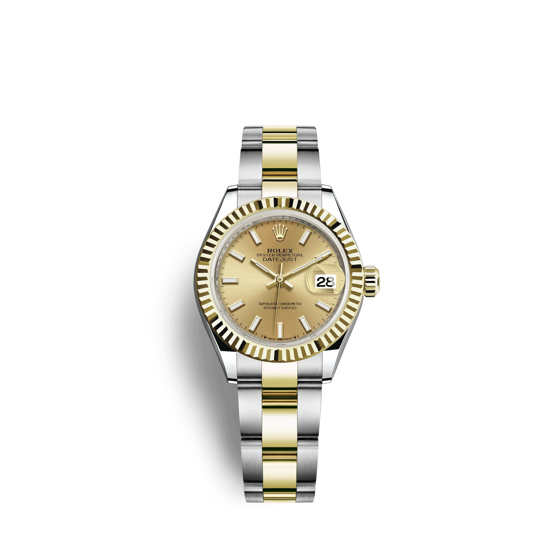 Rolex Lady-Datejust 28, Oystersteel and 18k Yellow Gold, Ref# 279173-0002