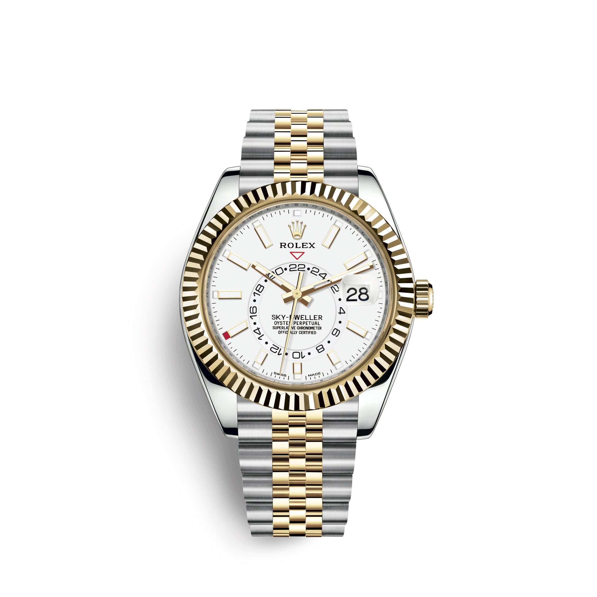 Rolex Sky-Dweller 42mm, Oystersteel and 18k Yellow Gold, Ref# 326933-0010