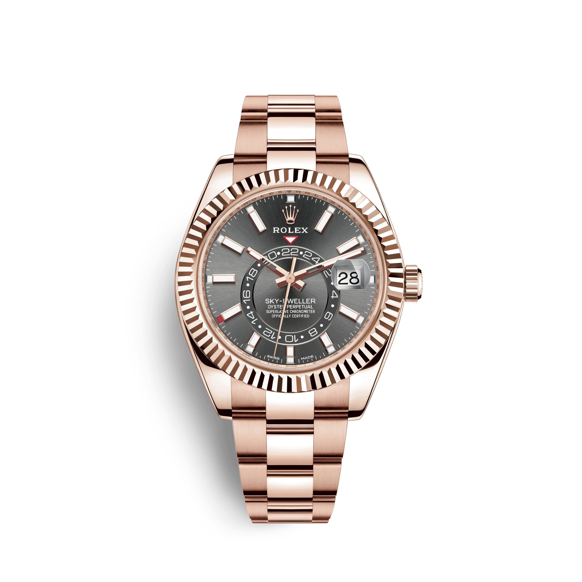 Rolex everose on sale gold sky dweller