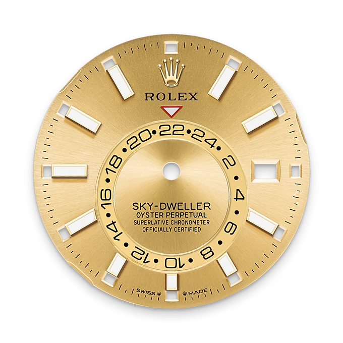 Rolex Sky-Dweller, 42mm, Oystersteel and 18k Yellow Gold, Ref# 336933-0001, Dial