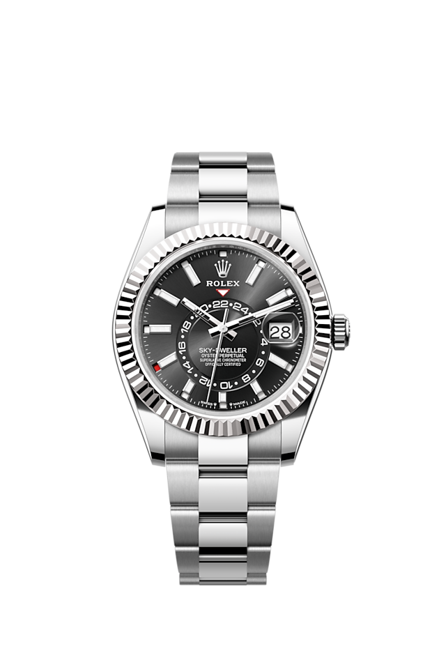 Rolex Sky-Dweller, 42mm, Oystersteel and 18k White Gold, Ref# 336934-0007