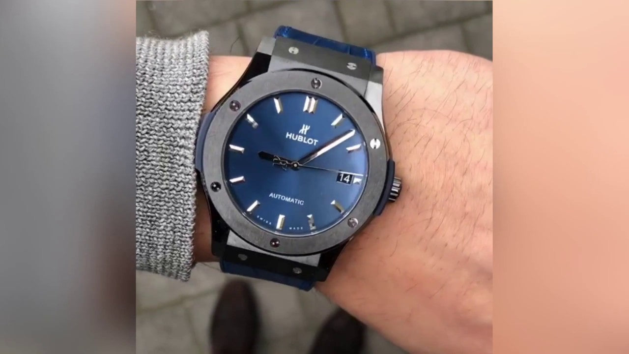 Hublot Classic Fusion Automatic 45mm, Ref# 511.CM.7170.LR, Watch on Hand