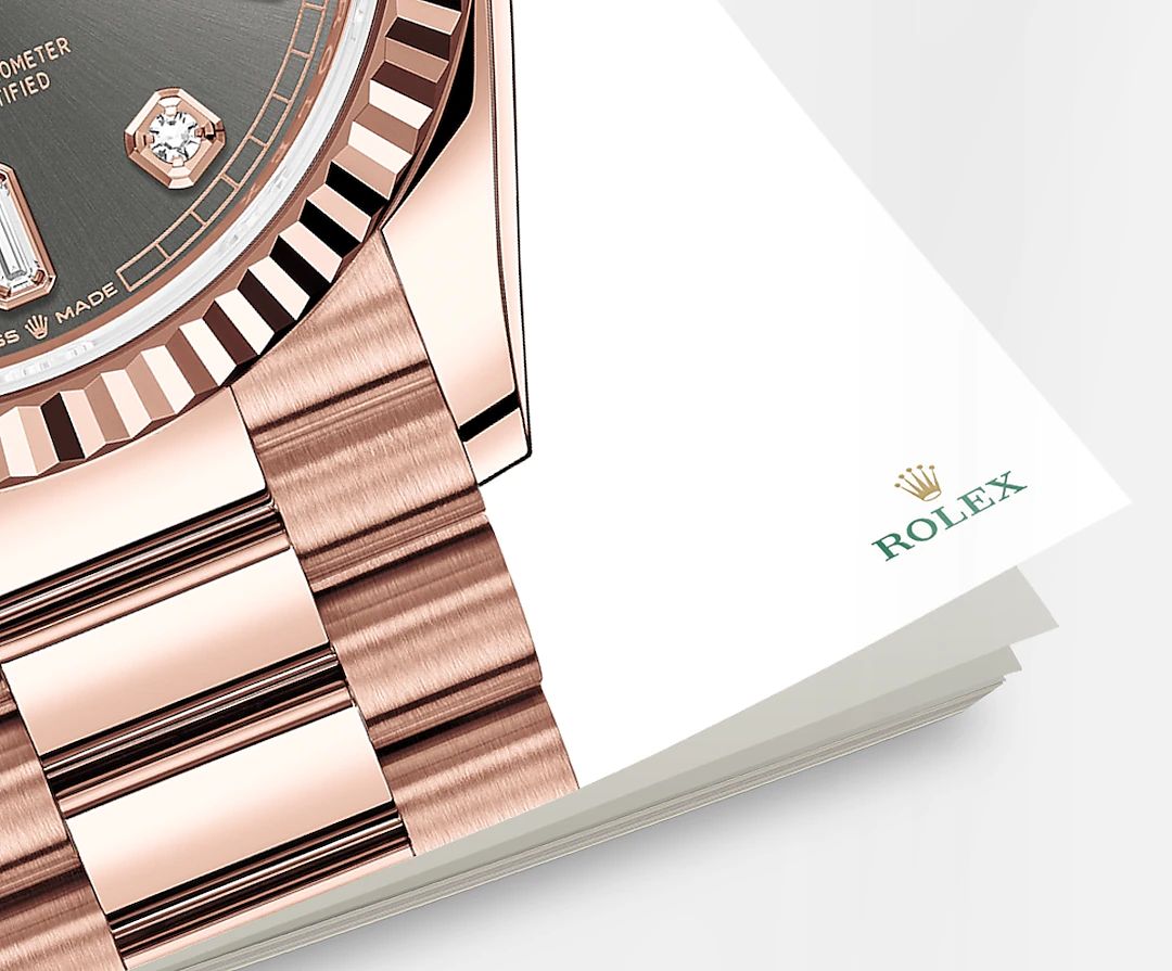 Rolex Day-Date, 36mm, 18k Everose Gold, Ref# 128235-0050, Lugs