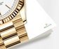 Rolex Day-Date, 36mm, Platinum, Ref# 128238-0081, Lugs