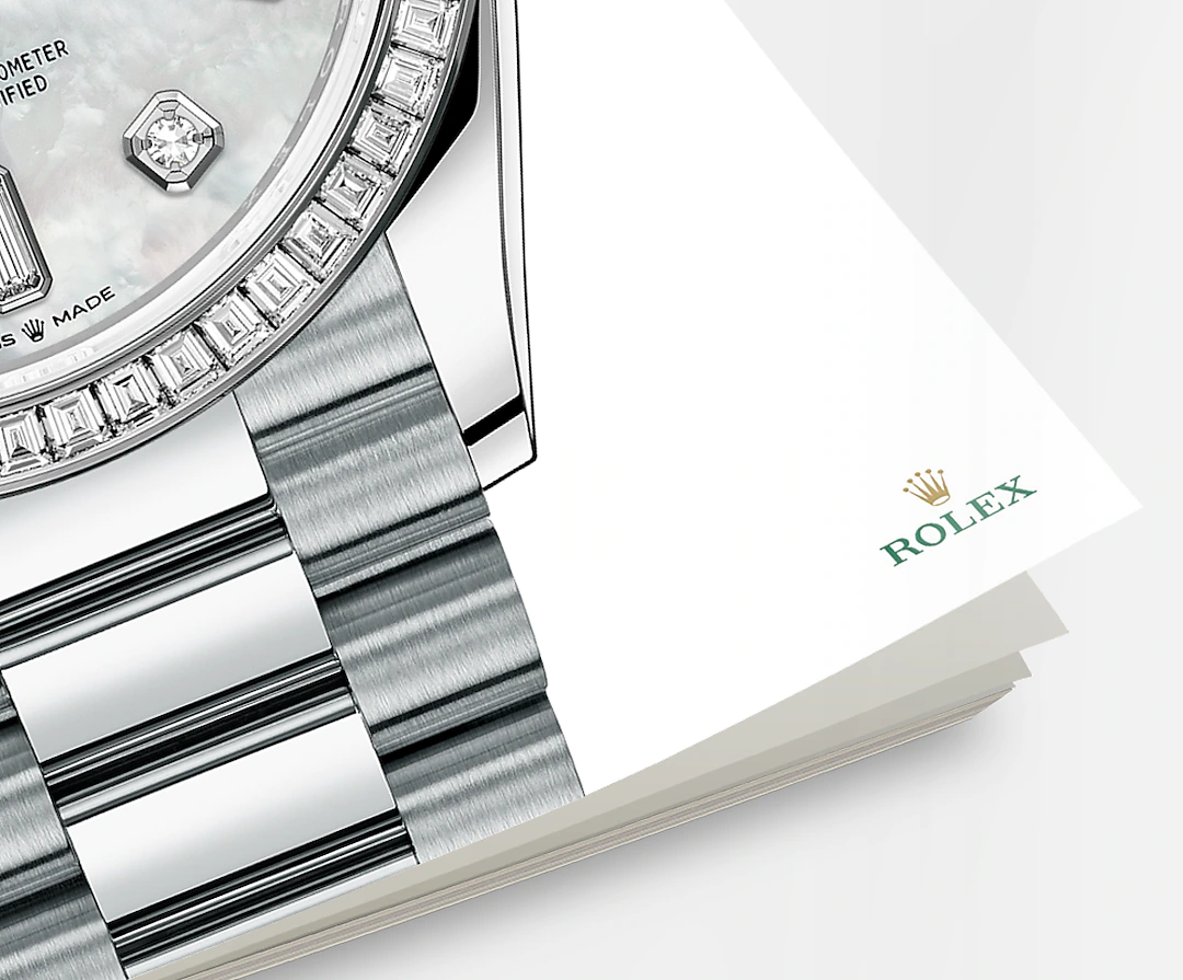 Rolex Day-Date, 36mm, Platinum and Diamonds, Ref# 128396tbr-0005, Lugs