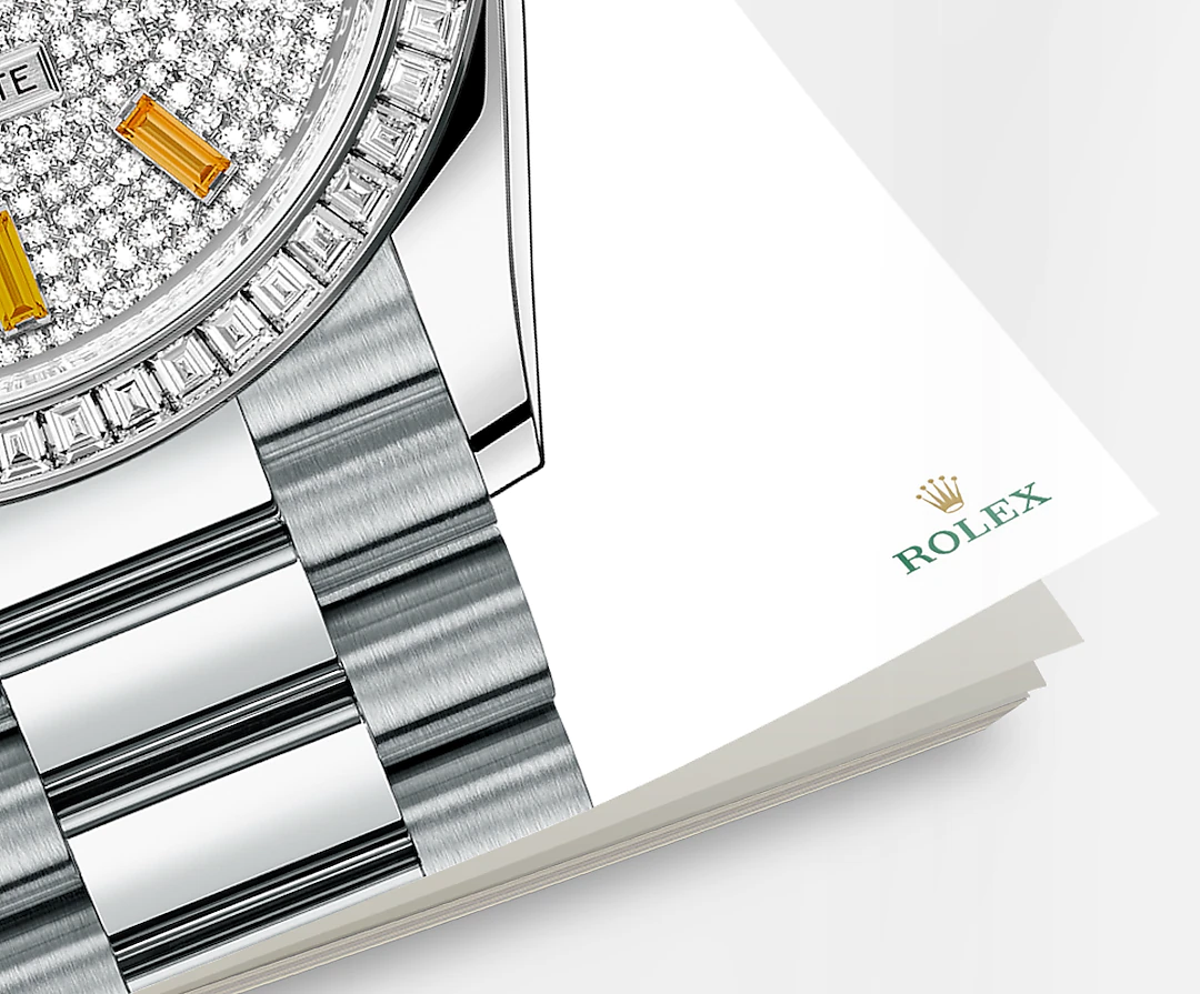 Rolex Day-Date, 36mm, Platinum and Diamonds, Ref# 128396tbr-0006, Lugs