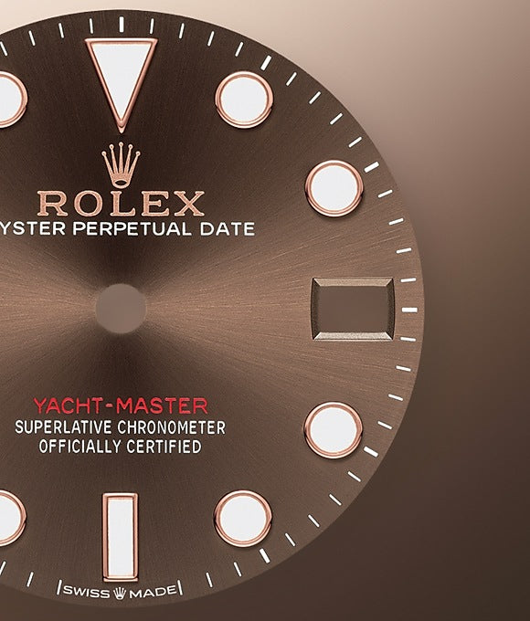 Dial Rolex Yacht-Master Everose gold Ref# 268621-0003