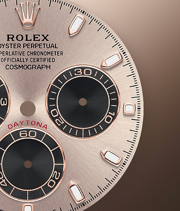 Dial Rolex Cosmograph Daytona 40 mm 18 ct Everose gold Ref# 116505-0016