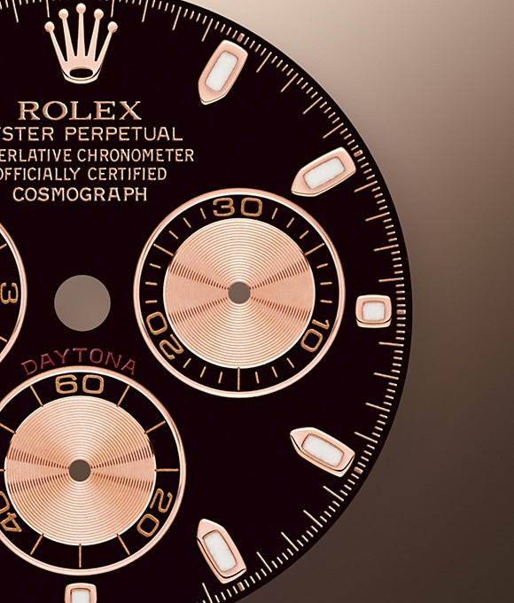 Dial Rolex Cosmograph Daytona 40 mm 18 ct Everose gold Ref# 116515LN-0017