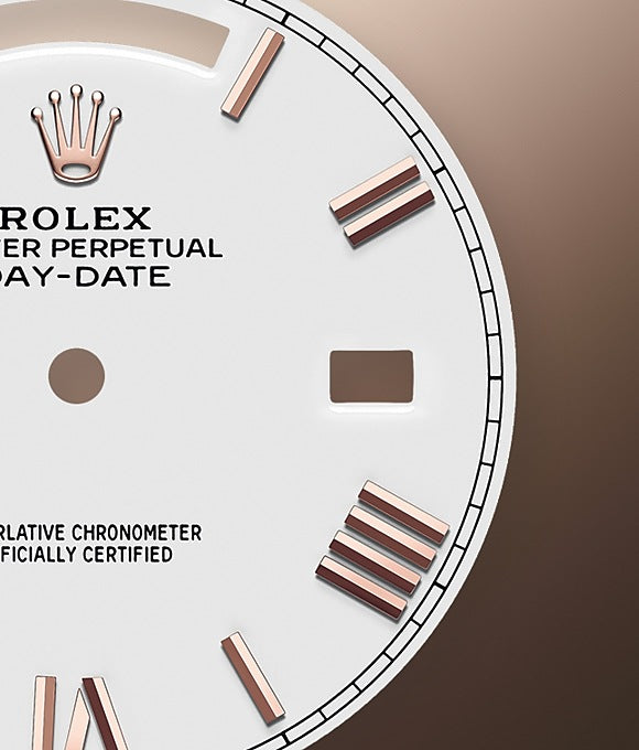 Dial Rolex Day-Date 40 Everose gold Ref# 228345RBR-0012
