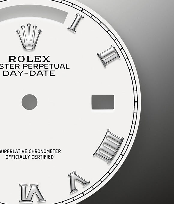 Dial Rolex Day-Date 36 White gold Ref# 128349RBR-0026