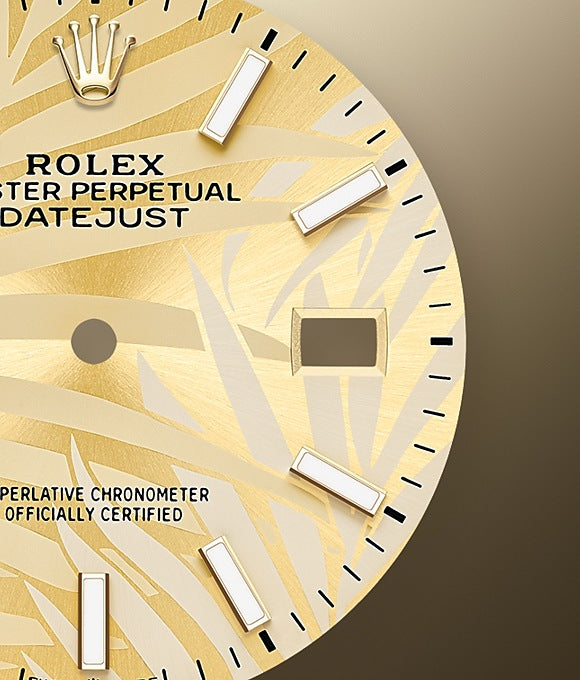 Dial Rolex Datejust 36 Oystersteel and yellow gold Ref# 126283RBR-0023