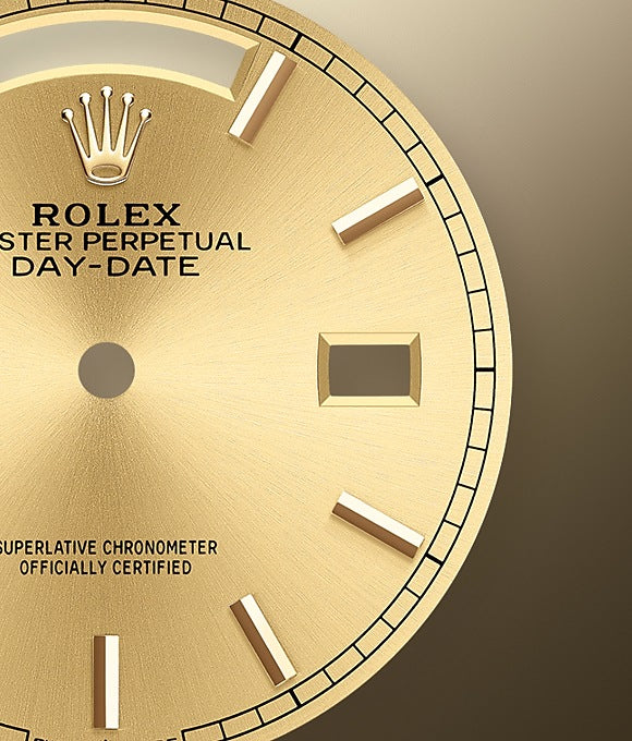 Dial Rolex Day-Date 36 Yellow gold Ref# 128348RBR-0026