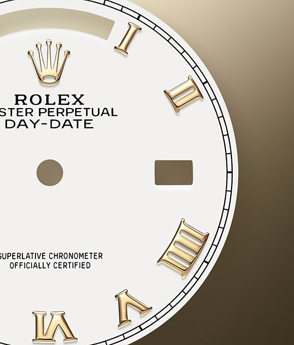 Dial Rolex Day-Date 36 Yellow gold Ref# 128348RBR-0043