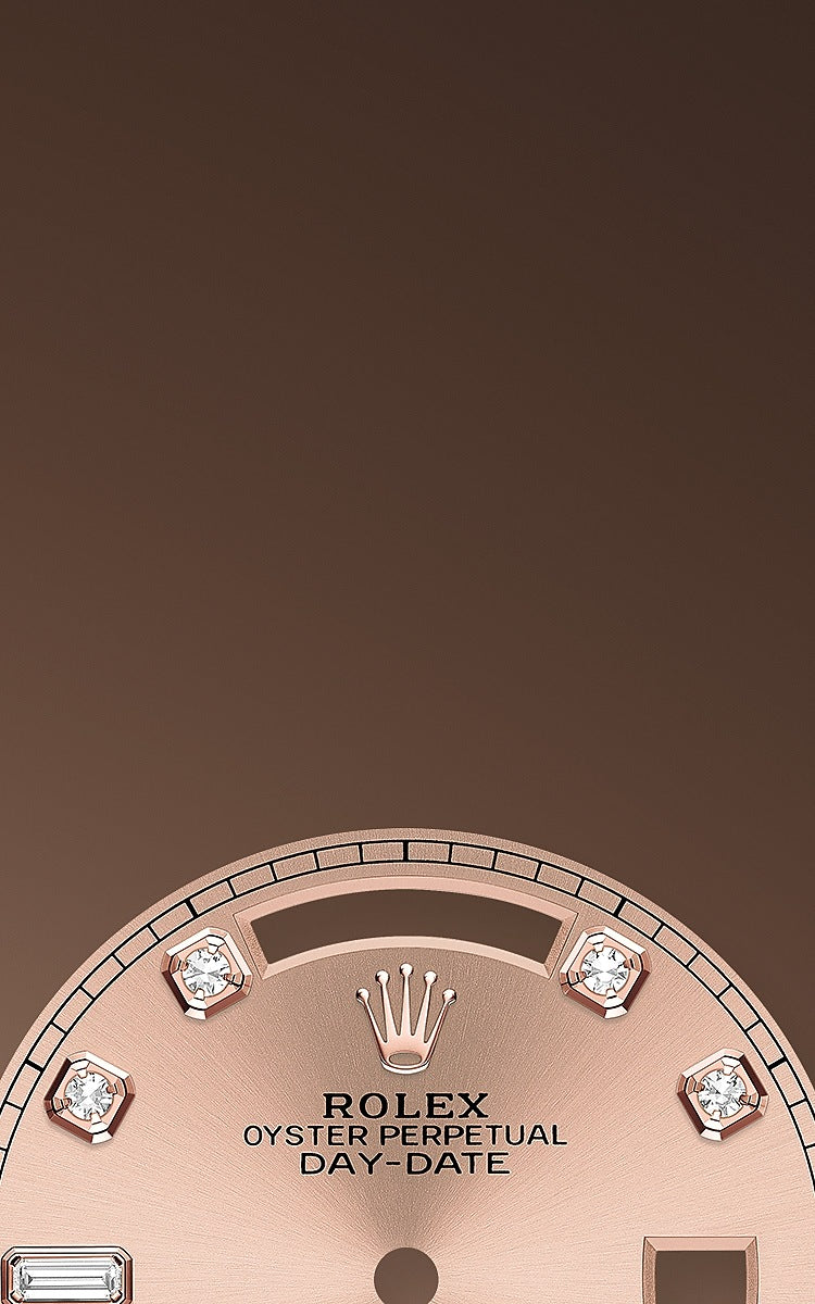 Dial Rolex Day-Date 36 Everose gold Ref# 128235-0009