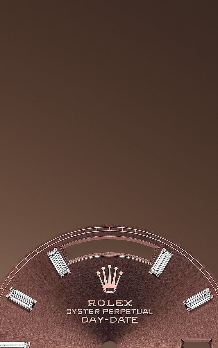 Dial Rolex Day-Date 40 Everose gold Ref# 228345RBR-0006
