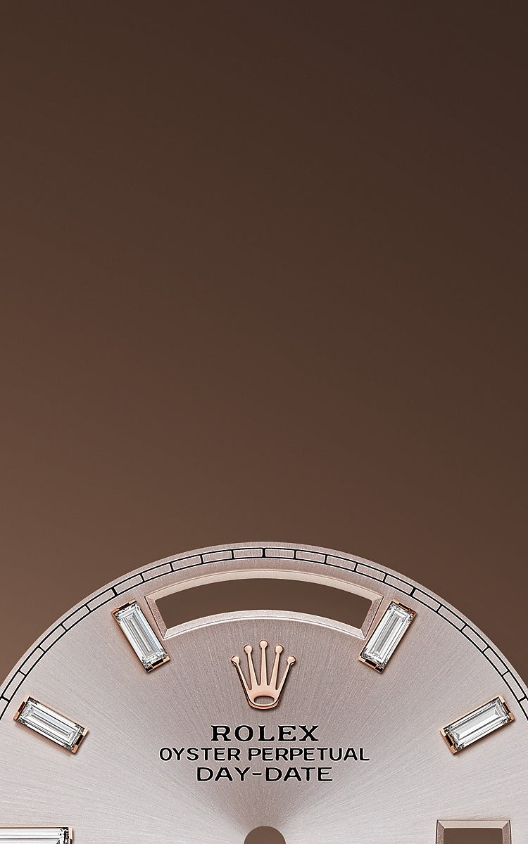 Dial Rolex Day-Date 40 Everose gold Ref# 228345RBR-0007