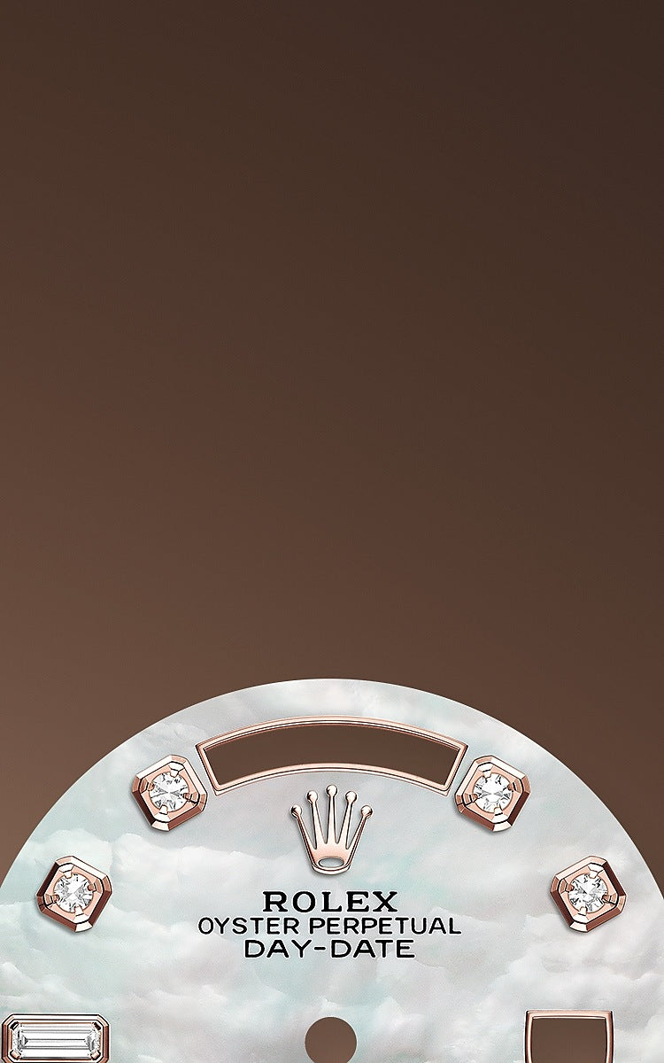 Dial Rolex Day-Date 36 Everose gold Ref# 128235-0032