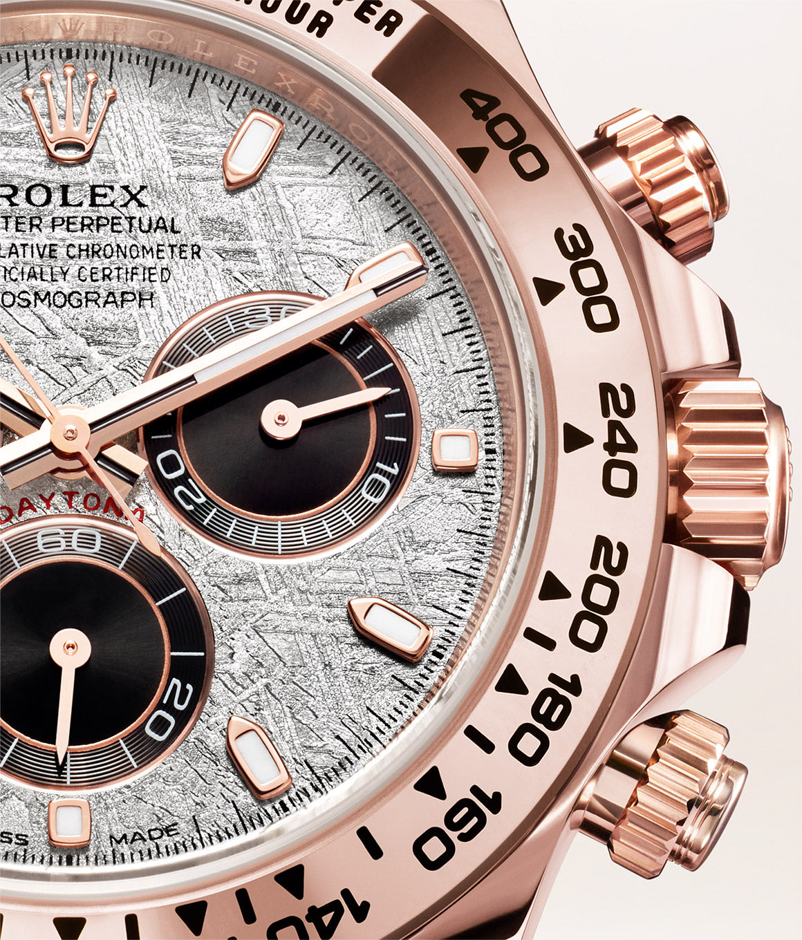 Dial Rolex Cosmograph Daytona 40 mm 18 ct Everose gold Ref# 116505-0014