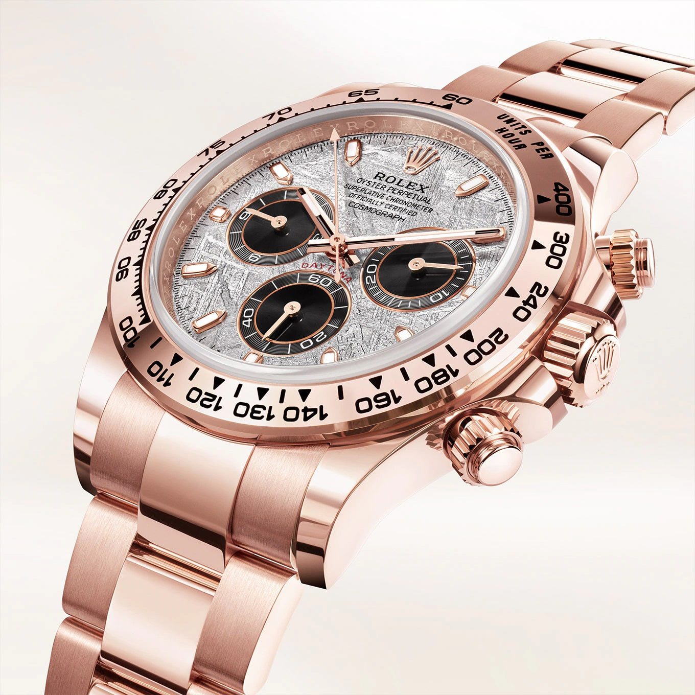 Side Rolex Cosmograph Daytona 40 mm 18 ct Everose gold Ref# 116505-0014