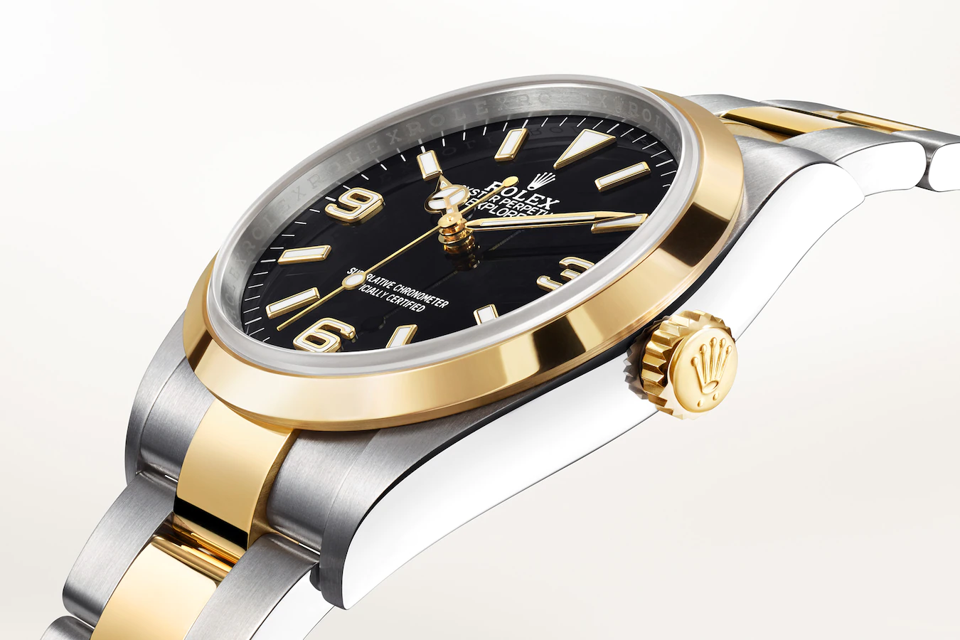 Rolex Explorer 18k Yellow Gold and Stainless steel 36mm Ref
