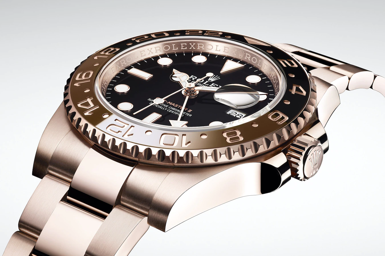 Rolex GMT-Master II Rootbeer, 18k Everose gold, 40mm, Ref# 126715chnr-0001, Right
