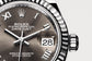 Rolex Lady-Datejust 28, Oystersteel and 18k White Gold, Ref# 279174-0014, Date