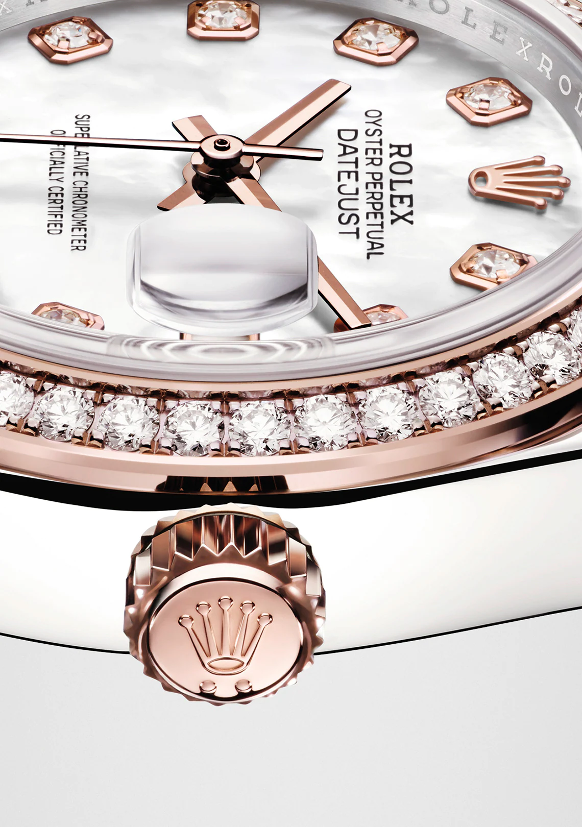 Lady datejust everose gold deals