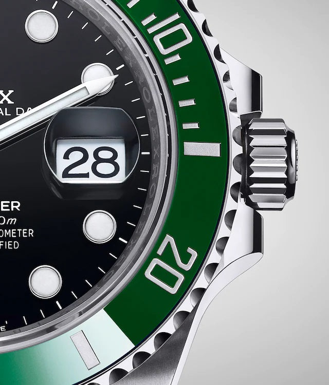 Rolex Submariner 41mm Watch, Oystersteel, Green Bezel Black Dial,  M126610lv-0002