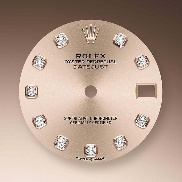 Rolex Datejust 31, 18k Everose Gold, Ref# 278275-0031, Dial