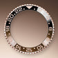 Rolex GMT-Master II Rootbeer, 18k Everose gold, 40mm, Ref# 126715chnr-0001, Bezel
