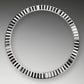 Rolex Datejust 41, Stainless Steel and 18k White Gold, 41mm, Ref# 126334-0025, Bezel