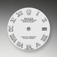 Rolex Lady-Datejust 28, Oystersteel and 18k White Gold, Ref# 279384RBR-0020, Dial