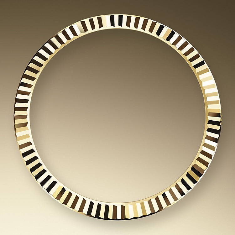 Rolex Datejust 41, 18k Yellow Gold and Stainless Steel, 41mm, Ref# 126333-0002, Bezel