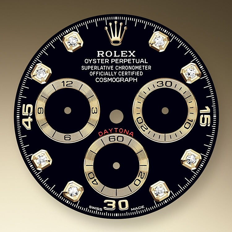 Rolex Cosmograph Daytona, 18k Yellow Gold and Stainless Steel, 40mm, Ref# 116503-0011, Dial